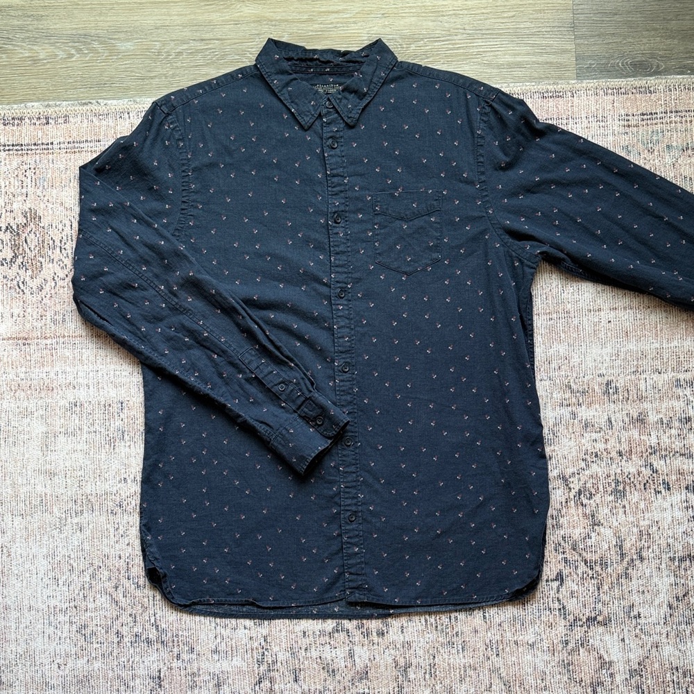 Allsaints Linen Button Down Shirt